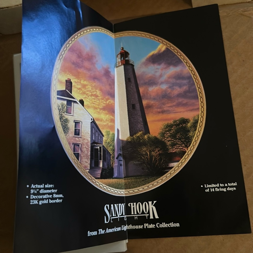 Sandy Hook Light plate collection - Picture 3 of 5